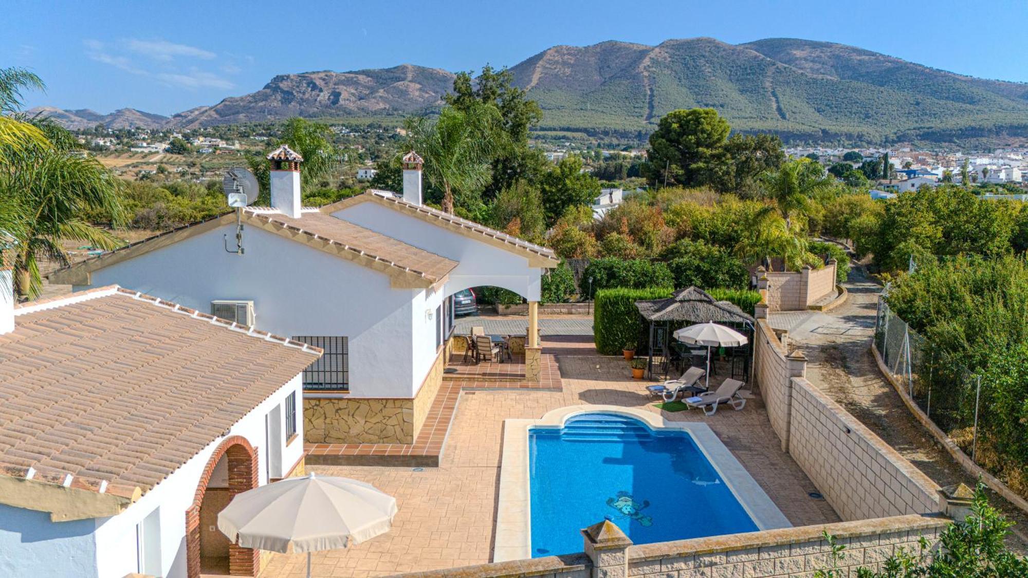 Alhaurín el Grande Casa Rural Tipica Andaluza, Wifi,Piscina, Barbacoa, Aire Acondicionado, 5Min Centros المظهر الخارجي الصورة